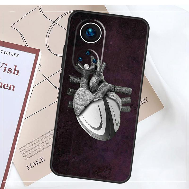 Rugby Football Sport Case For Honor Magic 5 6 7 8 Pro X9a X9b X9c X9d X8b X8c Win RT 50 70 90 200 400 Lite Cover