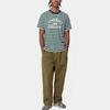 Carhartt WIP SS24 S/S Scotty Athletic T-Shirt Striped Letter Number Pattern Printed Short Sleeve T-Shirt Men T-shirts Green I033002-24B-XX