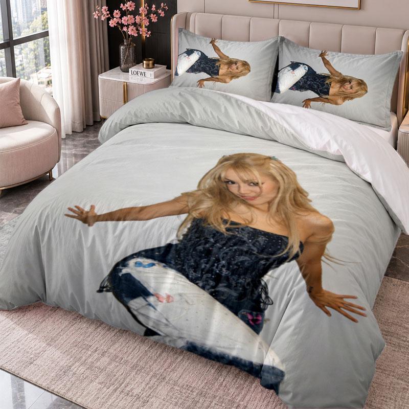 Ayliva 3Pcs Bedding Set Duvet Cover With Two Pillowcases For Bedroom Home Decoration