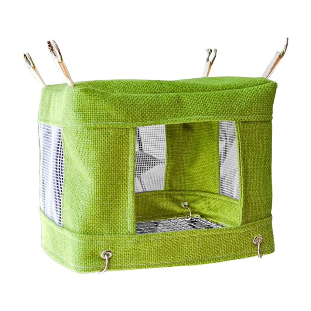 Bird Perch Nest Tent Stand for Parrots Conure Budgies Swing Breathable Hammock for Small Medium Parrots Toy