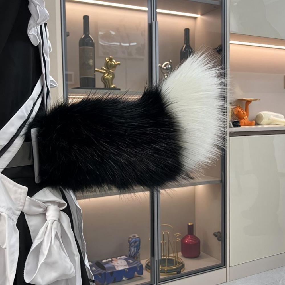 Bewegliches Schwanz Cosplay Schwanz Realistisches Flauschiges Verstellbarer Katzen Schwanz Elektrischer Flauschiger Schwanz Kinder Party