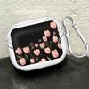 Clear Earphone Cases Cover With Hook Case For Samsung Galaxy Buds 2 3 FE 4Pro 2Pro Live 3Pro 4 Pro Cartoon Tulip