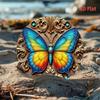 Metal Tin Sign Vintage Butterfly Wall Art Home Bar Decor