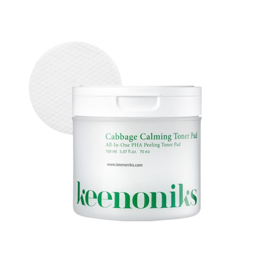 Keenoniks Cabbage Calming Toner Pad 70ea / 150ml