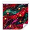 Ink Wallpaper Red, Burgundy, Burgundy and Pink 50x1000