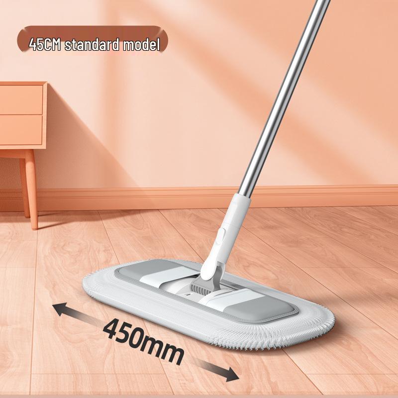 

Pure Cotton Large Dust Mop for Hotels & Homes - Flat Mop for Tile Floors with Extended Cloth 1 Cloth Only