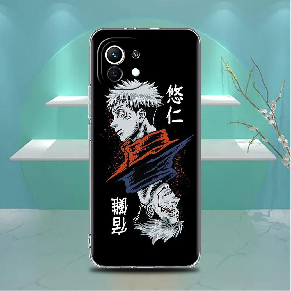 Cute Jujutsu Kaisen Anime Clear Case For Xiaomi Mi Poco X3 NFC M3 Pro F3 F1 11 Lite 12 Note 10 11T 9T Transparent Phone Cover