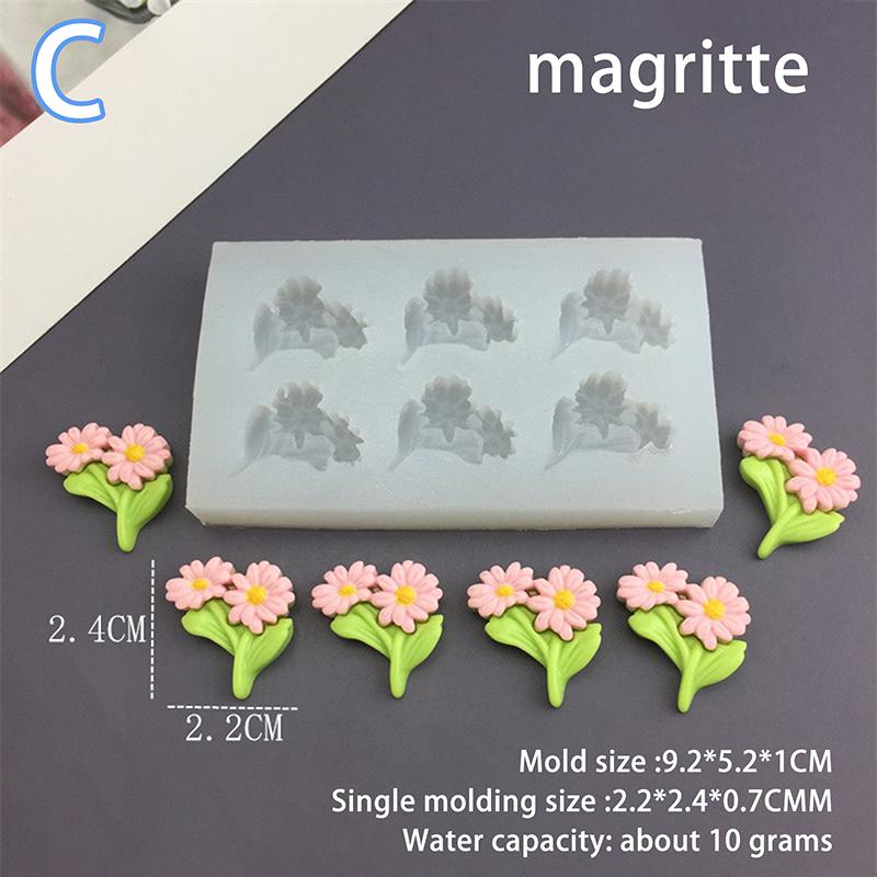 Moule en Silicone Fleur Bricolage Gâteau Fondant Sucre Moule de Cuisson Fait Main Bougie Savon Plâtre Résine Artisanat Outils de Fabrication