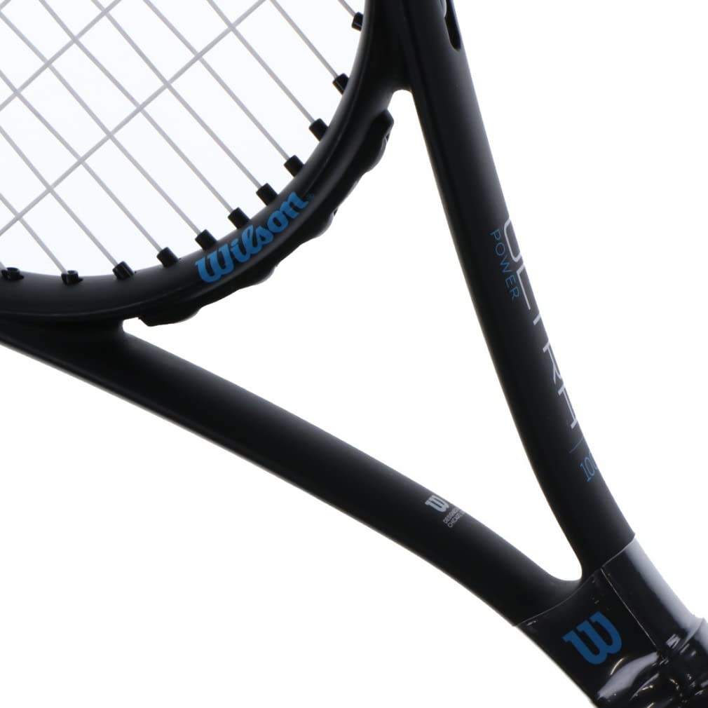 Wilson ULTRA POWER 100 2 Tennis Black X Sax Blue Racket, Pre-strung,
