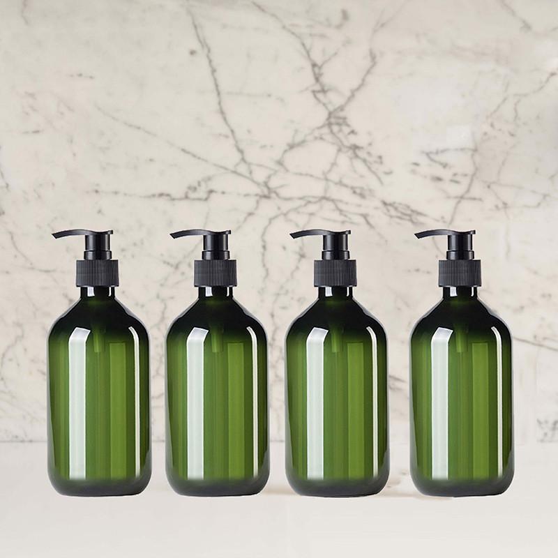 4 stücke Shampoo Seife Dispenser Flasche Nachfüllbar Lotion Shampoo Conditioner Körper Waschen Seife Flasche Bad Dusche Fall