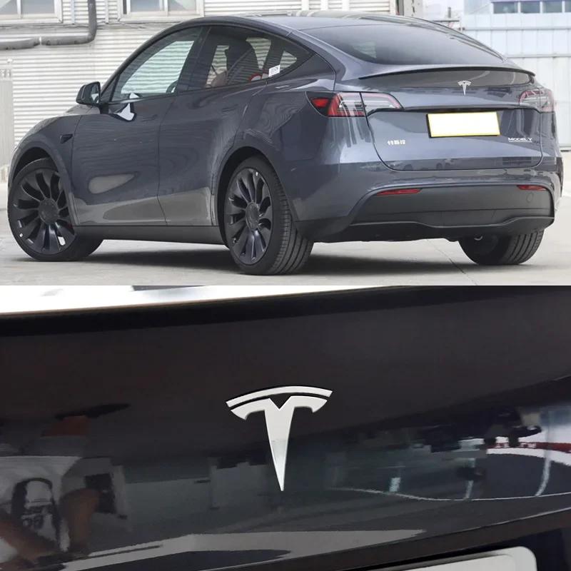 Car Sticker 2025 New Tesla For Tesla Model 3 Model Y Personalization Auto Decal Car Logo Badge Hood Front Grille Rear Trunk Deco