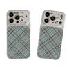 Tilt plaid is suitable for Apple 17 mobile phone case iPhone15promax all-inclusive 16Pro leather pattern 14 simple ins