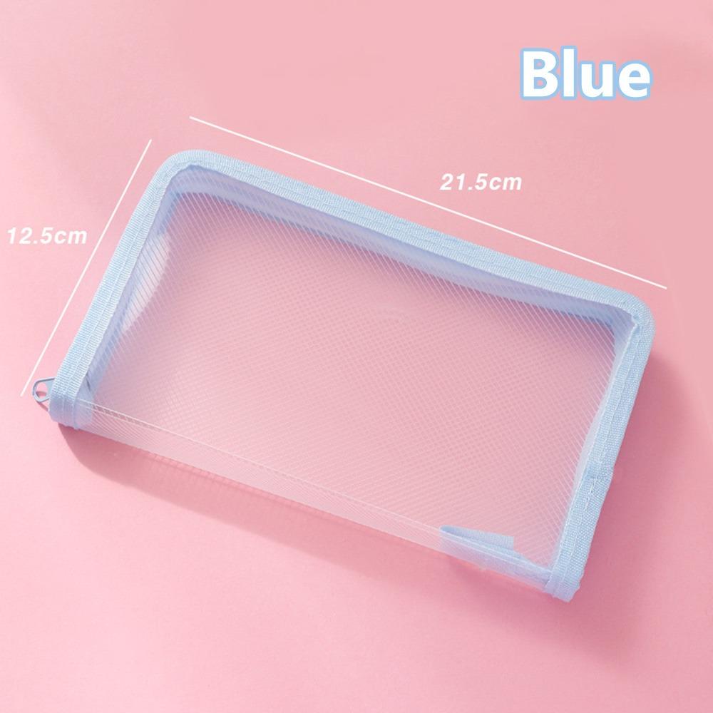 A6 Sticker Storage Bag Zipper Design Pencil Case Multi-functional Bill Storage Bag  Gift