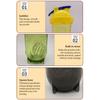 Shaker Tasse Proteinpulver Mahlzeitenersatz Rührbecher Fitness Sport Wasserbecher Waage Tragbar Rührball Kunststoff Wasserbecher