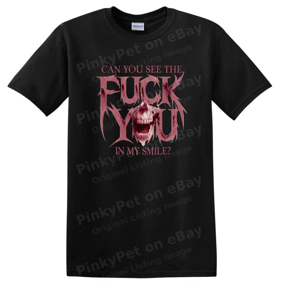Can You See The F*c* You T Shirt In My Smile Funny Rude Humor Offensive Tee Gift