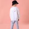 New Spring and Autumn Children's Hooded Pure Cotton Solid Color Sweat