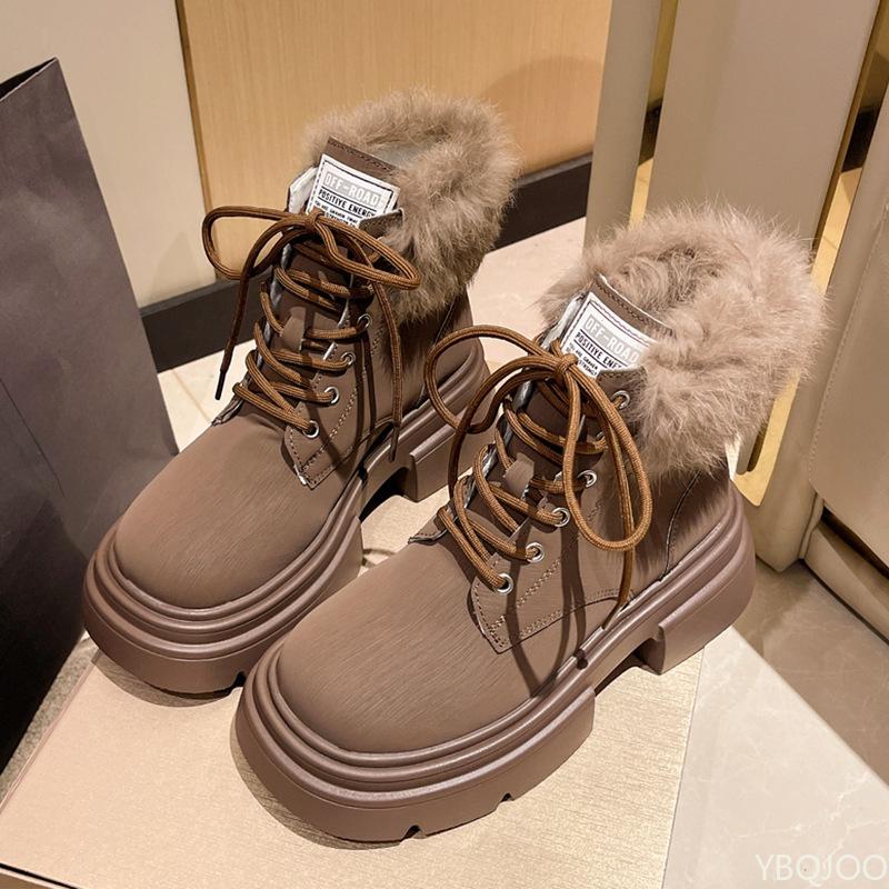 

Модные универсальные новые осенне-зимние теплые женские хлопковые туфли повседневные удобные нескользящие с мягкой подошвой женские ботинки 35