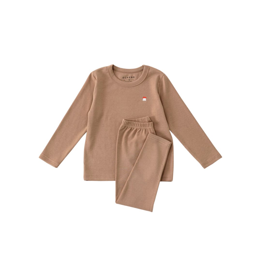 Echond Peach Loungewear Set – Cashew nut S