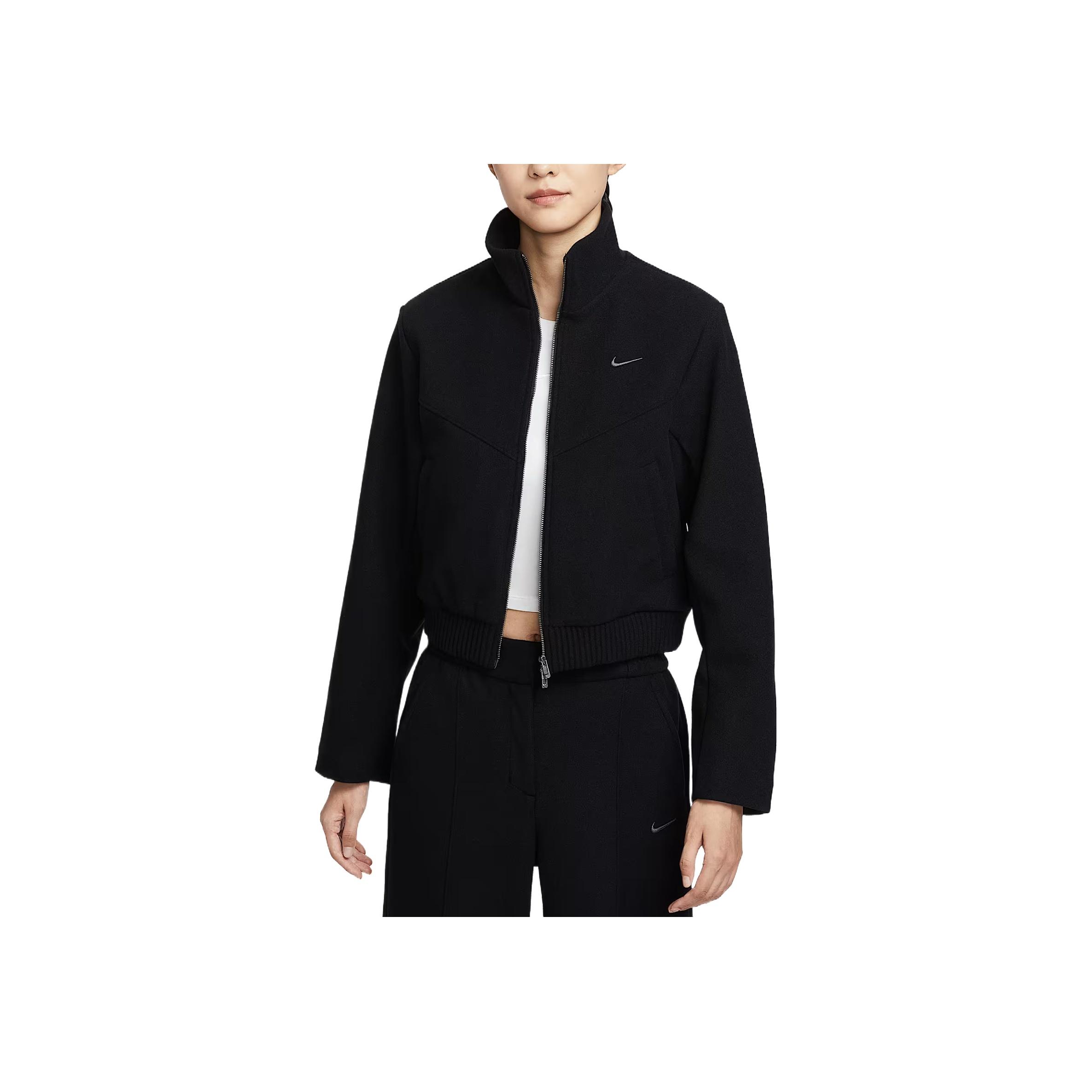 

Nike Спортивная одежда Windrunner Однотонная куртка на молнии Мягкая куртка Женские куртки HV5144-010 XL