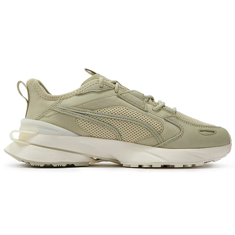Puma Pwrframe Op-1 Lth Lightweight Comfortable Low-Top Casual Shoes Unisex Sneaker Moss-Green 384032-02