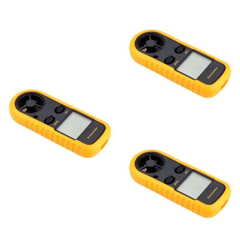 Digital Anemometer Wind Speed Meter With Backlit Display For Weather Monitoring
