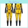 Deadpool And Wolverine Cosplay Jumpsuit With 3d Digital Print For Halloween Anime Role Play