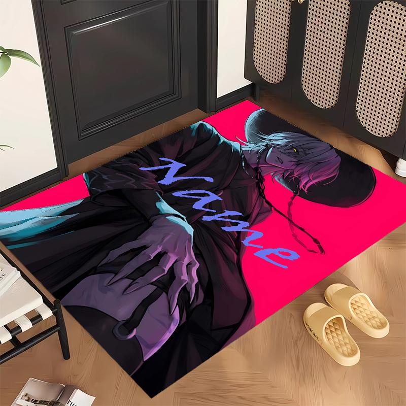 Mystery (1) Personalized Name Office Carpet Stylish Decor for Living Room Bedroom Kitchen