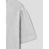 8SECONDS Button Waist Pullover Light Gray