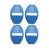 Metal Car Door Lock cover Protective Buckle Cover Sticker For Volkswagen Golf Caddy Passat GTI Lavida Sagitar Scirocco Tiguan