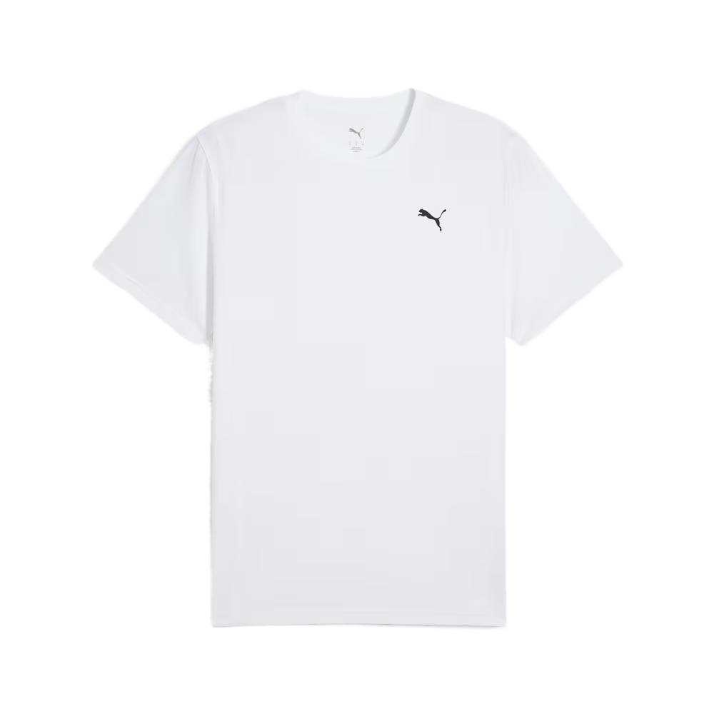 Мужская футболка Puma Train All Day однотонная с круглым вырезом, удобная, топ 527155-02 L