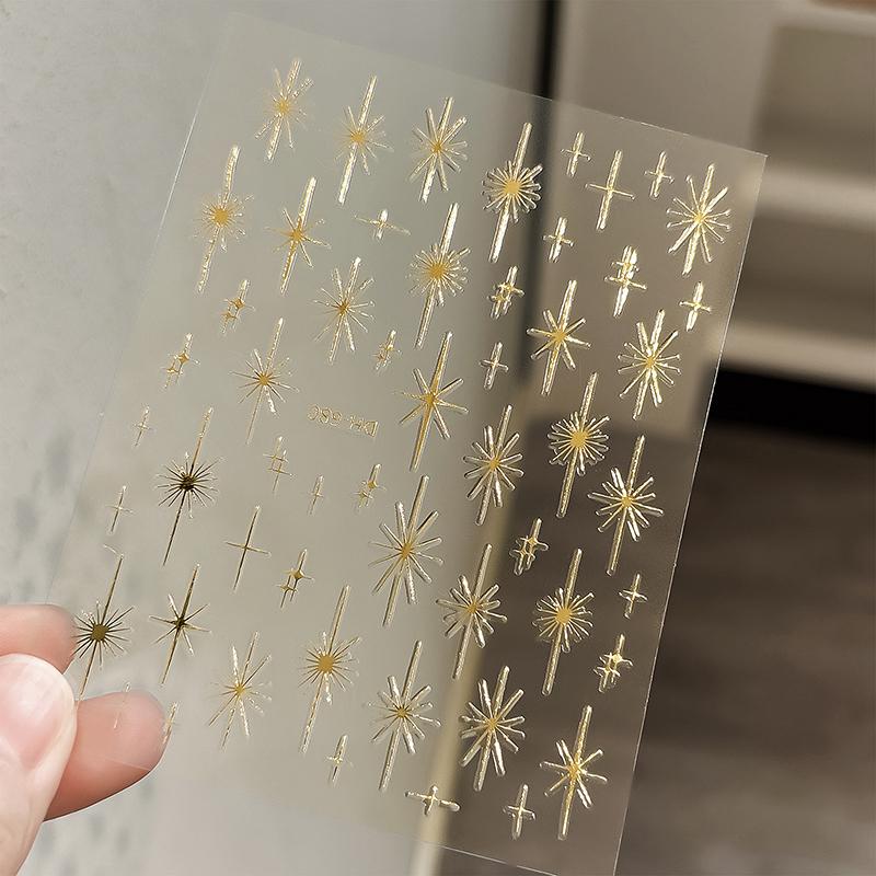 

Наклейки для мистецтва нігтів Star Radiant Наклейки, 3D-самоклеючі наклейки для нігтів Лінія дизайнів Матеріали для нігтів для манікюрного декору своїми руками