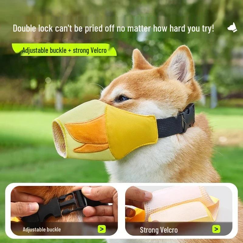 Hundemaulkorb-Set - Anti-Bellen/Beißen, Fressverhinderung für Kleine, Mittelgroße, Große Hunde