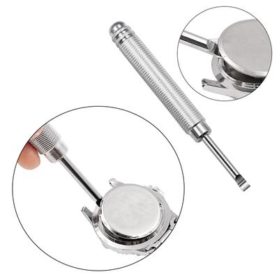 Uhrenöffner Werkzeug Praktischer Uhrenboden für Gehäuseöffner Hebelmesser Metallgriff Uhr Rückdeckelöffner Uhrmacher Reparatur