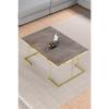 Coffee Table Solo Gold White