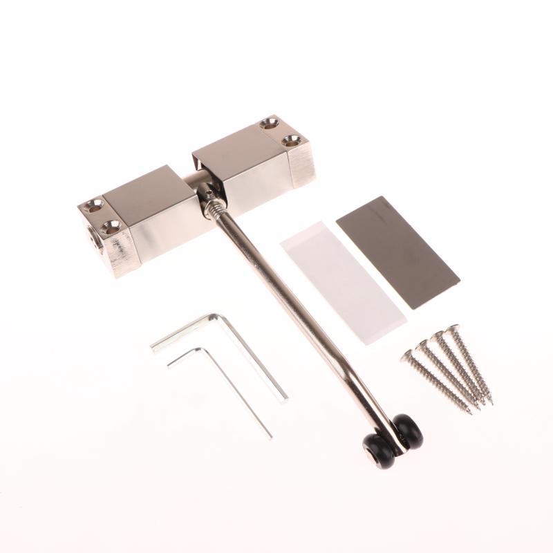 Durable Furniture Door Hardware Automatic Spring Door Closer Adjustable Door Closing Device Security Lock