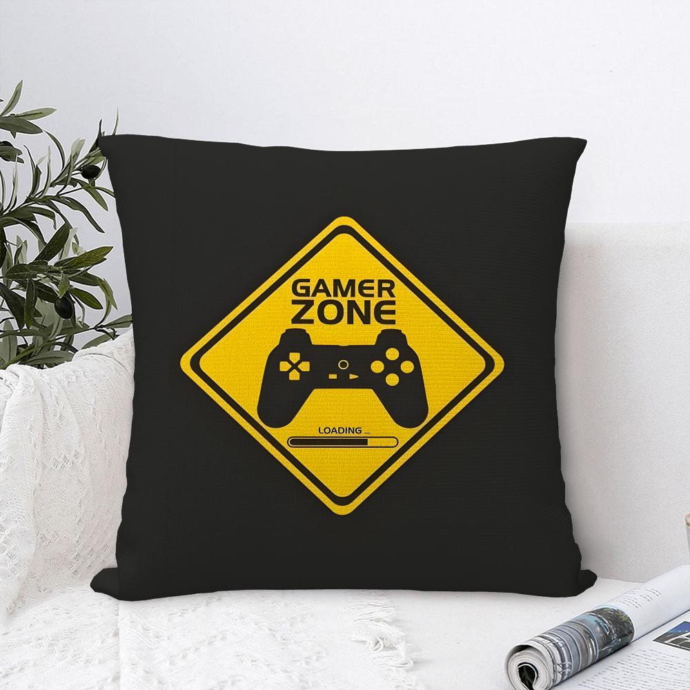 Gamer Forever Pillow Case Plush Fabric Soft  Pillowcase Double Sided Print Cushion Cover Household Gifts
