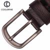 Menn belte topp fullnarvet 100 % ekte ekte kuskinn myke jeans belter for menn