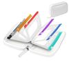 Travel Pill Pouch Waterproof Bag Set - 14 Bags Zippered Holder Cases Tablet Container