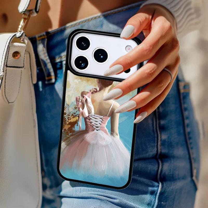 Ballerina Dance Phone Case For iPhone 17 Air 14 15 13 12 Max Cover For Apple 14 15 16 16e 11 Pro Max Plus Coque