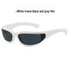 Women's Cyberpunk Narrow-Frame Sunglasses: High-End, Futuristic Style with Functional TR Headband
