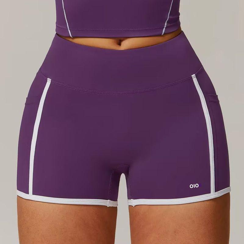 Aloiob Sports Vest Women Shockproof Fake Two Pieces Top Yoga Clothes Set High Intensity Fitness Three Points Short Pants