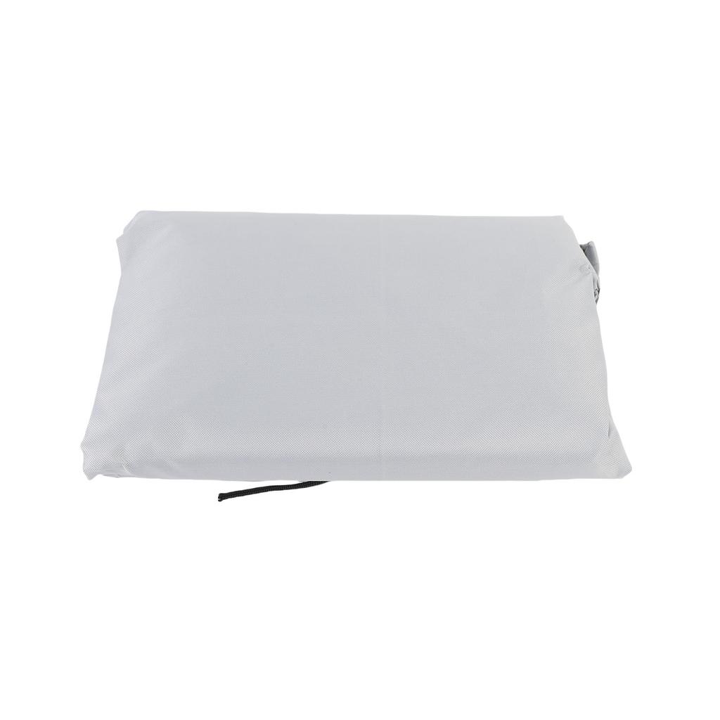 IBC Tote Cover with Zipper 420D Oxford Fabric Outdoor Water Tank Protective Cover Windproof Silver 120x100x116cm / 47.2x39.4x45.7in