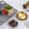 Stainless Steel Sauce Plate 10/12/14cm Seasoning Tray NEW Sauce Dishes  Resturant