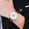 Skmei Mens Top Brand Luxury Genuine Leather Strap Waterproof Date Wristwatch Clock Reloj Hombre Stopwatch Quartz Watches 9301