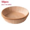 Air Fryer Disposable Non - Stick Round Paper Baking Mats 16/20cm, 50pcs Kitchen tools AirFryer Baking Accessories