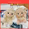 Plush Sheep Keychain With Floral Dress For Girls And Bag Decor