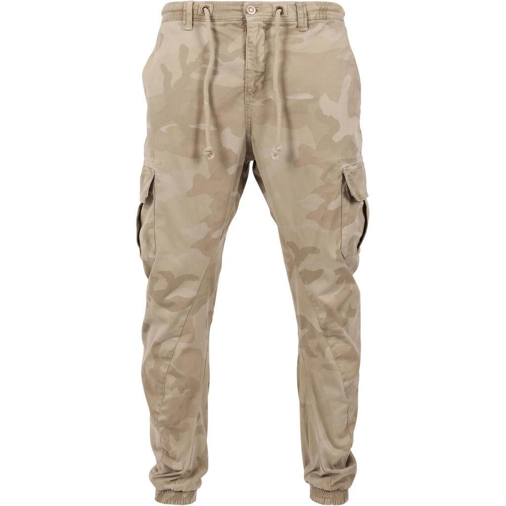 Urban Classics Mens Camo Cargo Jogging Bottoms