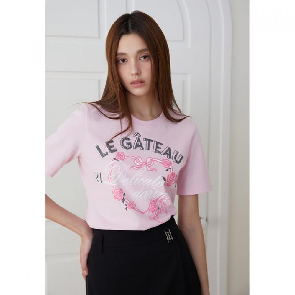 

EgoisT Round Neck ShorT Sleeve PrinTed T shirT es2oTh03 WH/FF