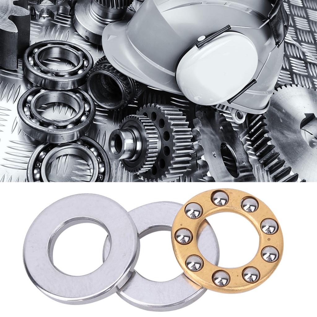 10pcs Thrust   Bearing Miniature High   Flat Steel Bearings Set (F6-12M 6x12x4.5mm)