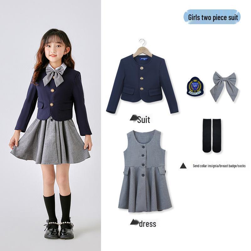 Gyermek Brit Stílusú Sportruházat Iskolai Egyenruha Óvodába és Általános Iskolába